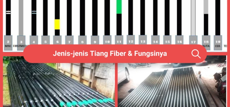 Jenis-jenis Tiang Fiber & Fungsinya