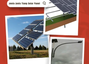 Jenisjenis Tiang Solar Panel  Fungsinya